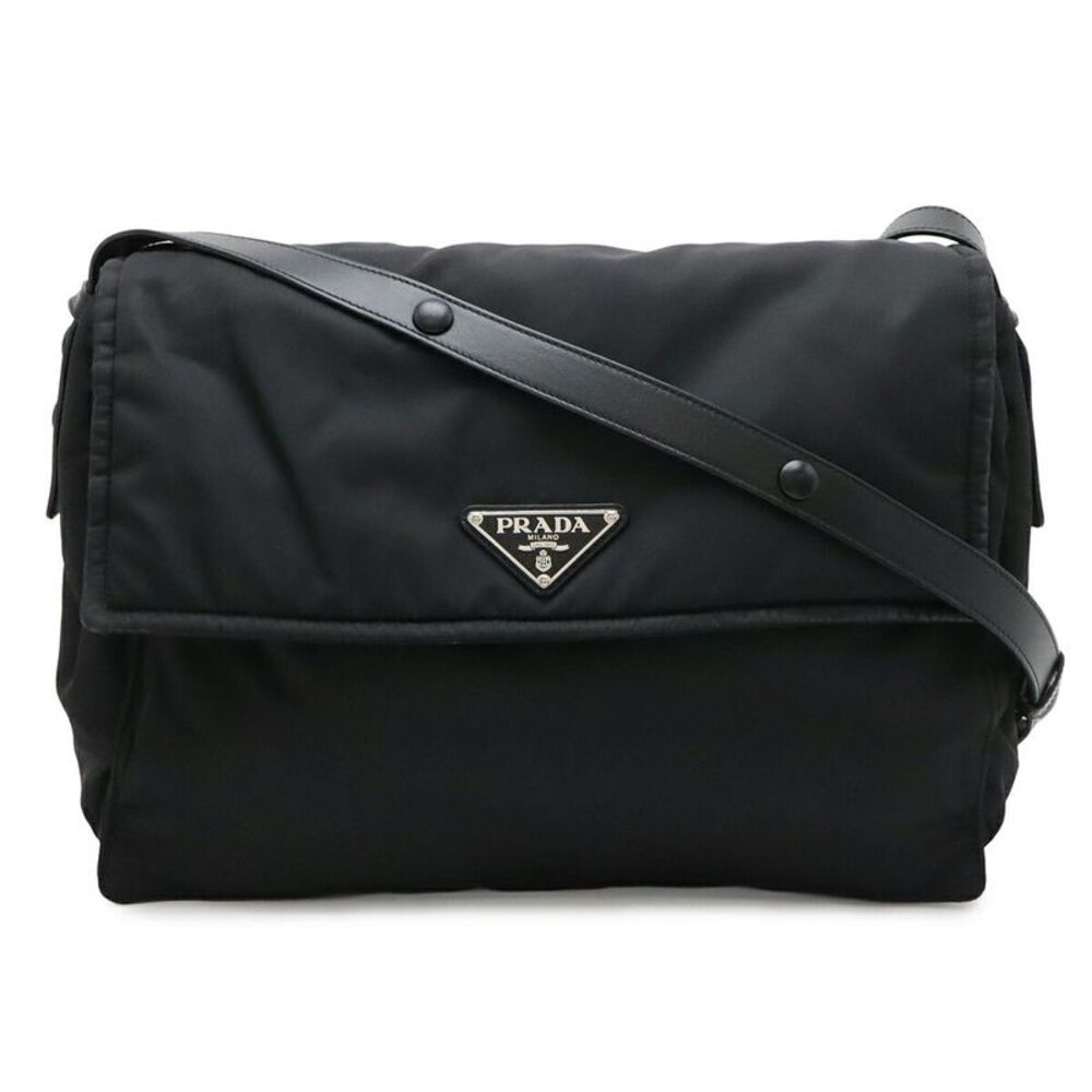 Prada Re-Nylon Triangle Padded Shoulder Bag